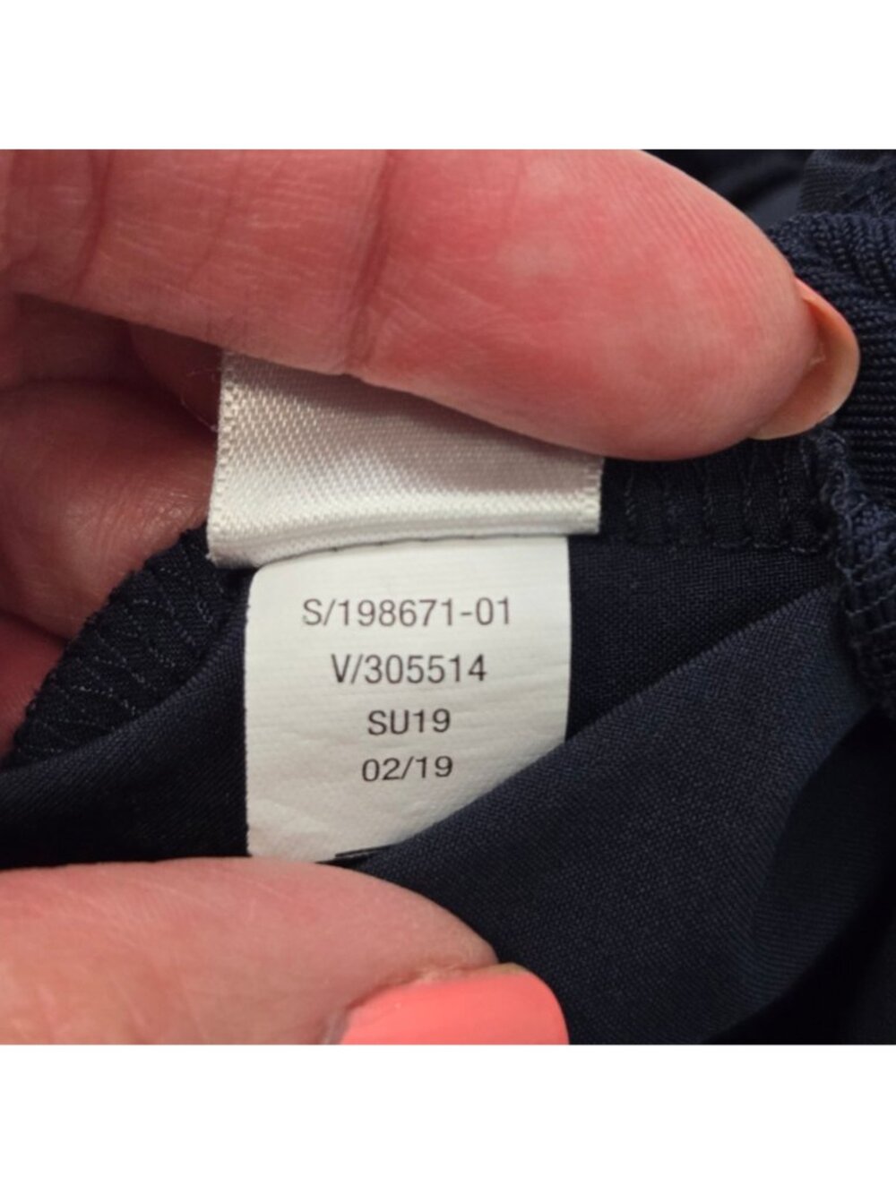 Athleta Size 8 Petite Brooklyn Ankle Pants in Navy Blue Mid-Rise Travel - Picture 9 of 9